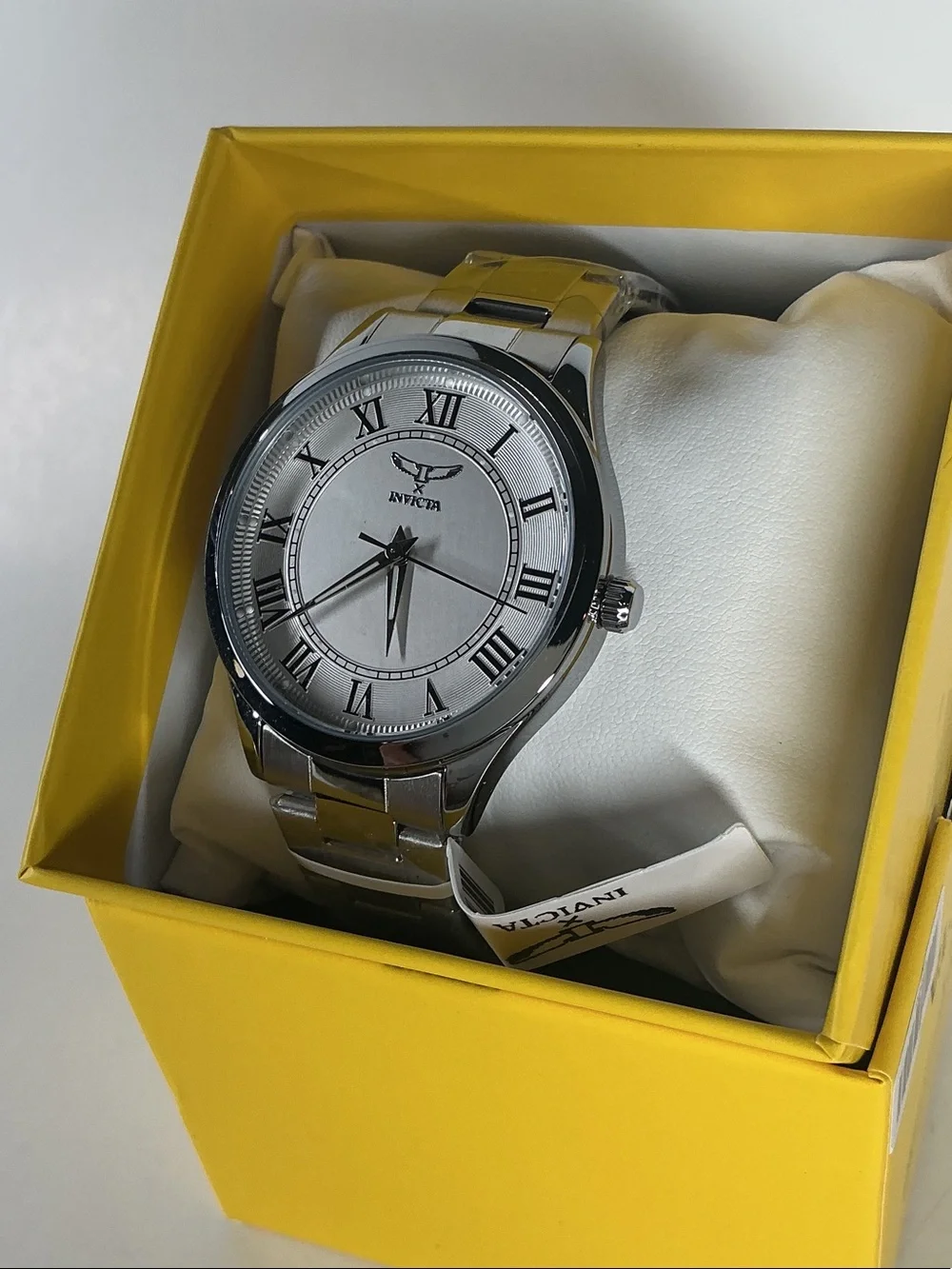Men’s silver watch Roman numerals - 69886